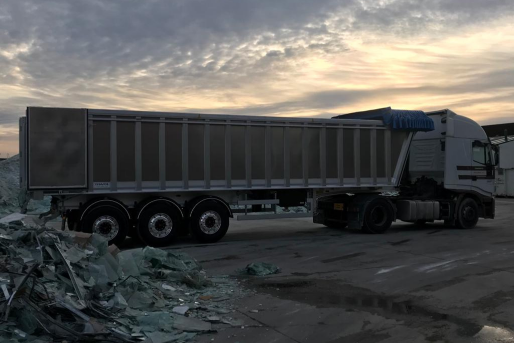 Transportes Segura Residuos del vidrio