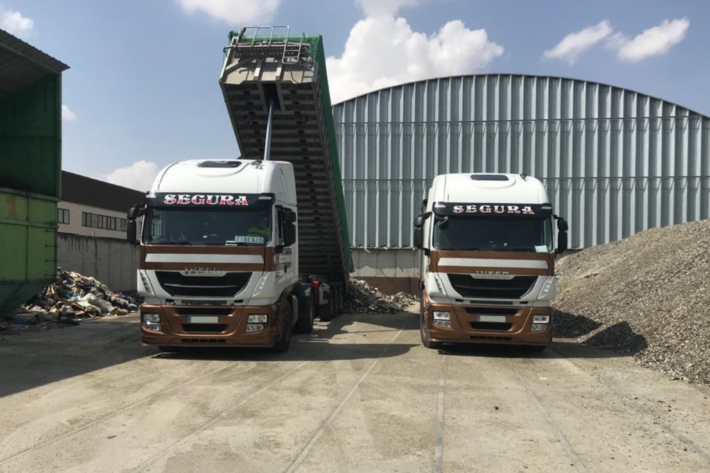 Transportes Segura Residuos del vidrio